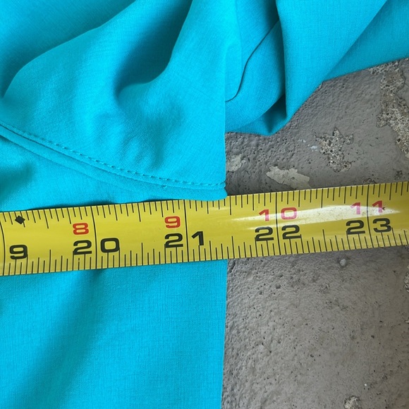 BNWOT Chico’s Zenergy turquoise, full zip lightweight jacket - Picture 14 of 16